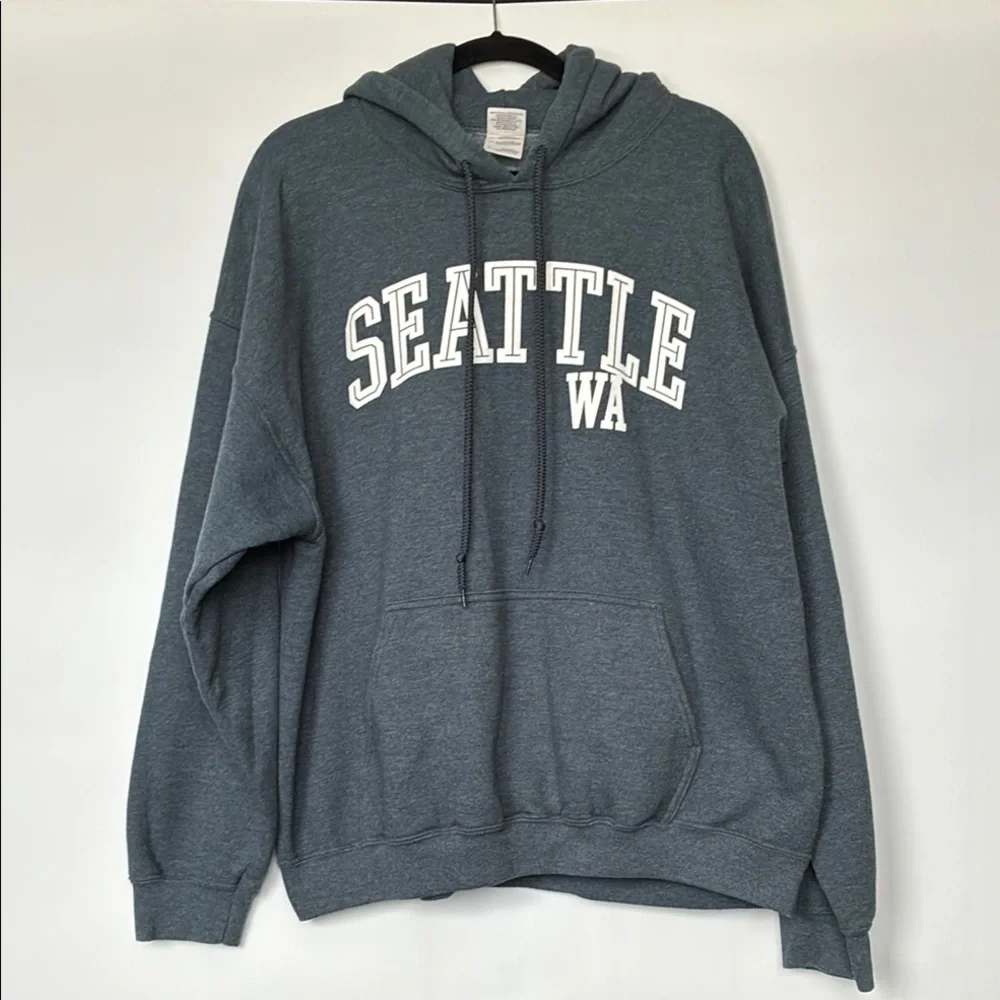 Seattle WA Blue Hoodie
